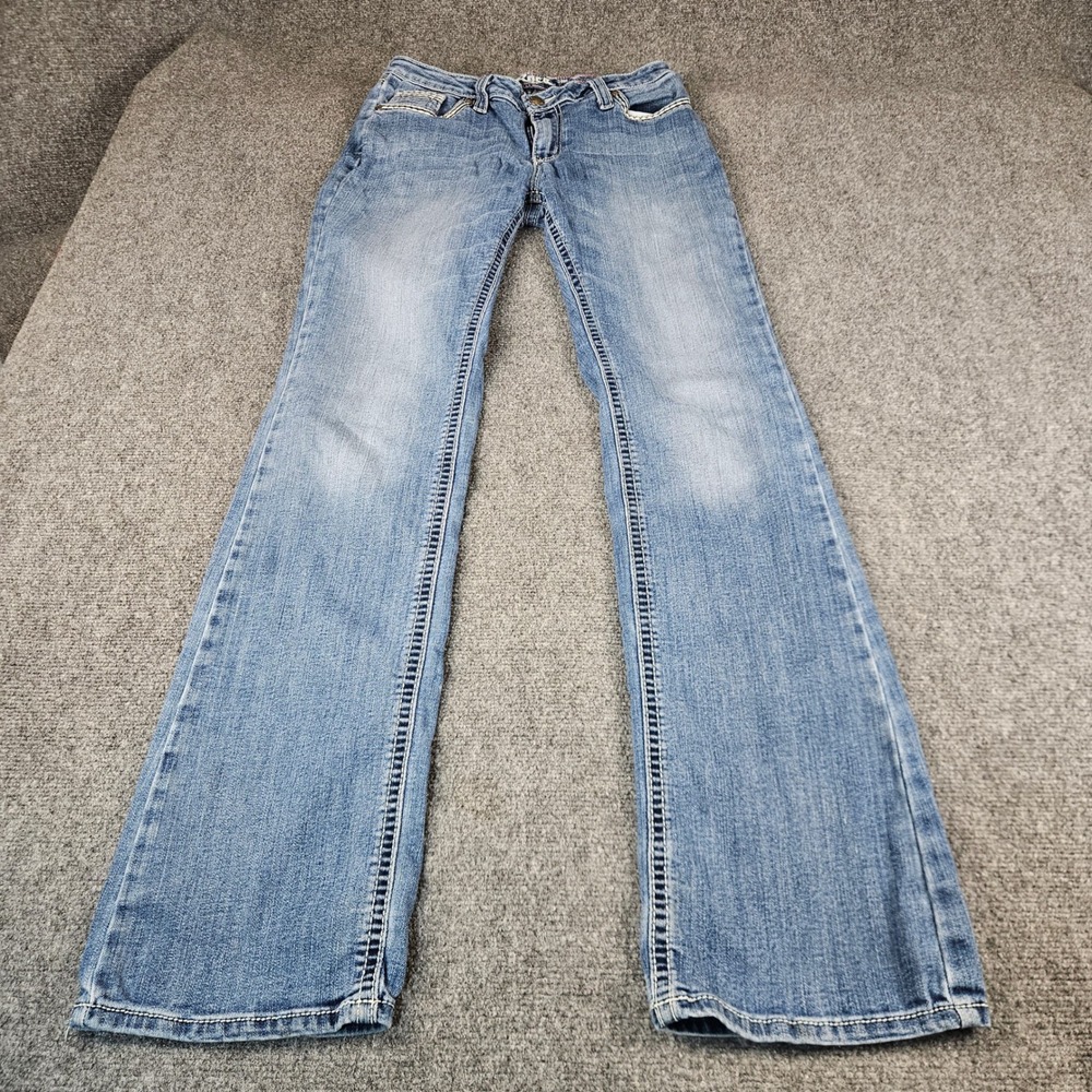 Rock 47 by Wrangler Low Rise Bootcut Jeans Medium Wash Blue  WJX12NG